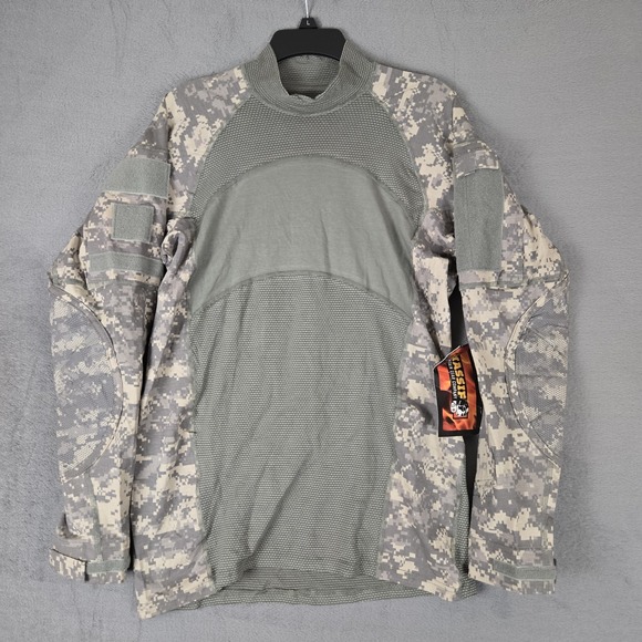 Army Massif Digi Camo Combat Shirt Mens Medium Military NWT - Picture 1 of 8